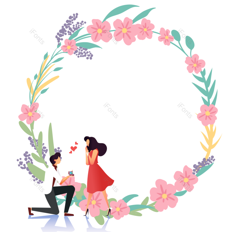 边框图片,元素元素,520PNG,浪漫边框免抠素材